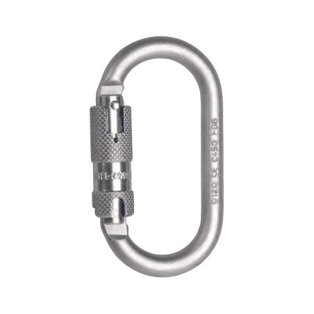 KARABINA OCEL ovál twist lock pojistka - 1