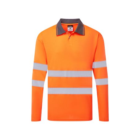 ES1 Essential Hi-Vis polo tričko L/S - 1
