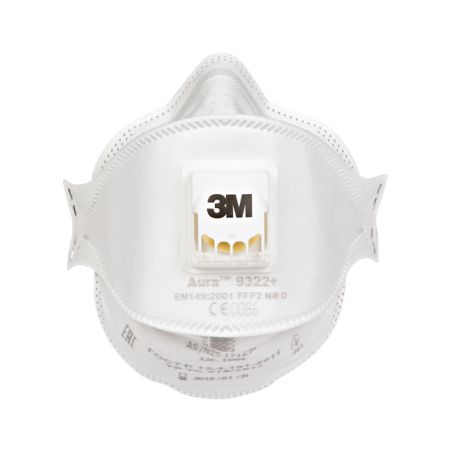 3M 9322+ Resp.FFP2 vent. Aura - 1