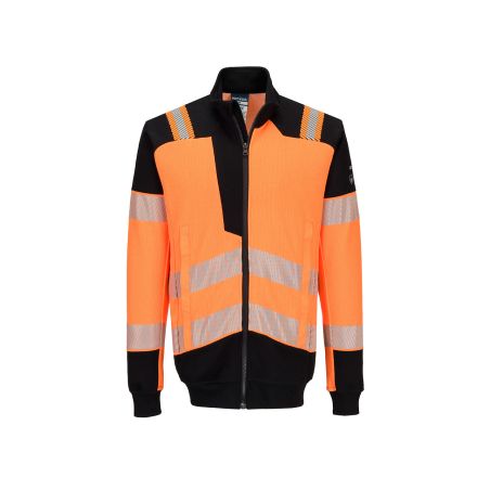 PW3 Modaflame Knit Hi-Vis FR mikina na zip s vysokou viditelností - 1