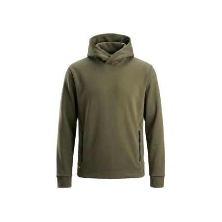 Funkční mikina HeiQ Fresh s kapucí khaki - 1