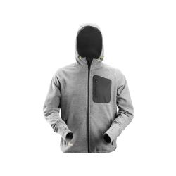 Mikina s kapucí FlexiWork Mesh šedá - 1