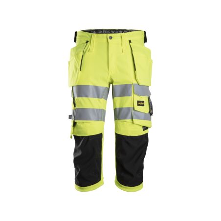 Kalhoty ¾ Pirate Stretch reflexní s PK žluté - 1