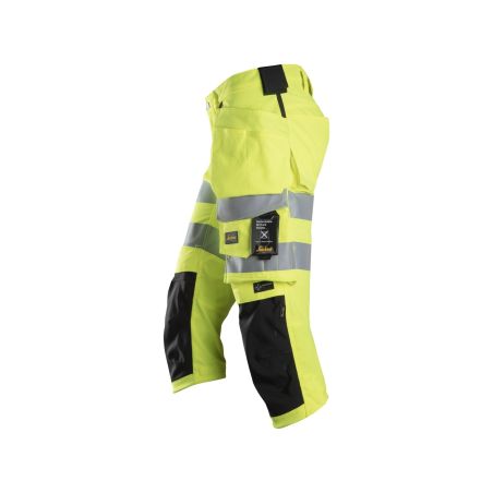 Kalhoty ¾ Pirate Stretch reflexní s PK žluté - 2