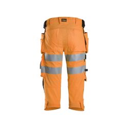 Kalhoty ¾ Pirate Stretch reflexní s PK oranžové - 2