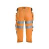 Kalhoty ¾ Pirate Stretch reflexní s PK oranžové - 2