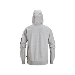 Mikina Snickers Workwear na zip s kapucí šedá - 3