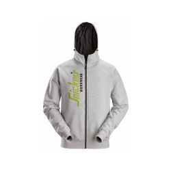 Mikina na zip Snickers Workwear šedá - 1