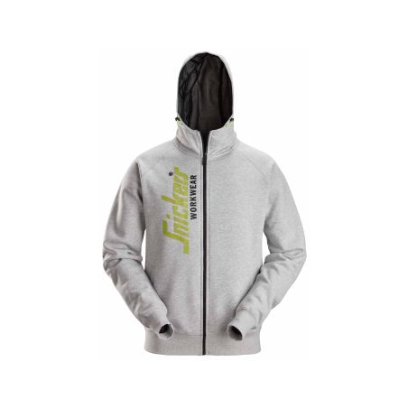 Mikina na zip Snickers Workwear šedá - 1