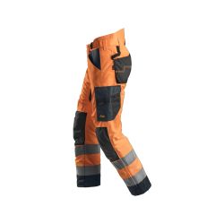 Reflexní kalhoty AllroundWork zimní 37.5®, třída 2 oranžové - 3