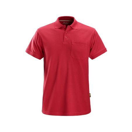 Polokošile s náprsní kapsou červená - 1