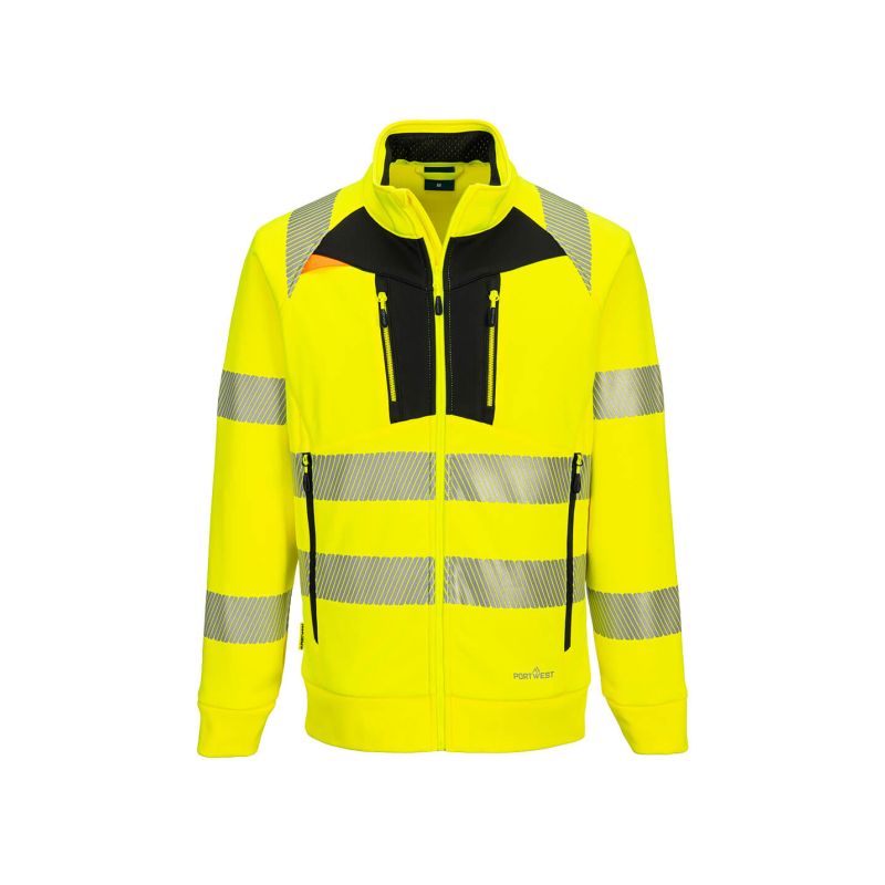 DX4 Hi-Vis mikina s výstřihem na zip - 2