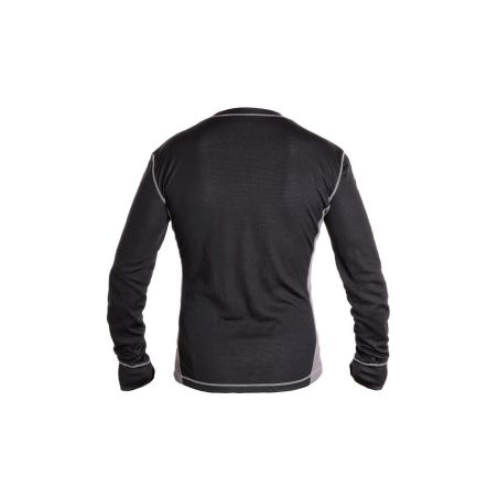 Tričko CXS COOLDRY, funkční, dlouhý rukáv, pánské, černo-šedé - 2