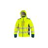Bunda CXS BEDFORD, výstražná, pánská, softshell, žluto-petrolová - 29