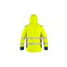 Bunda CXS BEDFORD, výstražná, pánská, softshell, žluto-petrolová - 30