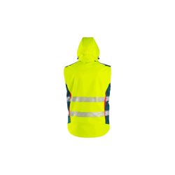 Bunda CXS BEDFORD, výstražná, pánská, softshell, žluto-petrolová - 32