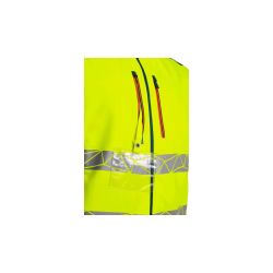 Bunda CXS BEDFORD, výstražná, pánská, softshell, žluto-petrolová - 33